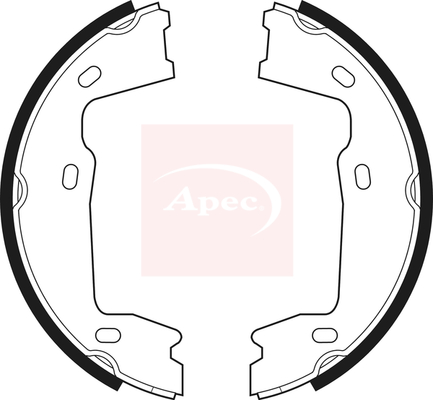 Apec SHU467 Handbrake Shoes Set