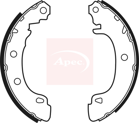 Apec SHU541 Brake Shoes Set