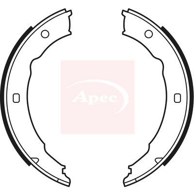 Apec SHU610 Handbrake Shoes Set
