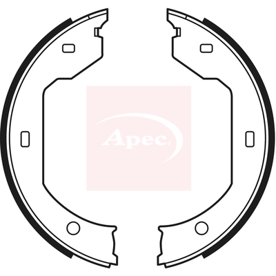 Apec SHU666 Handbrake Shoes Set