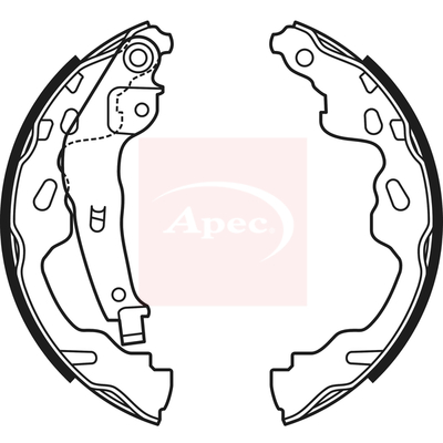Apec SHU670 Brake Shoes Set