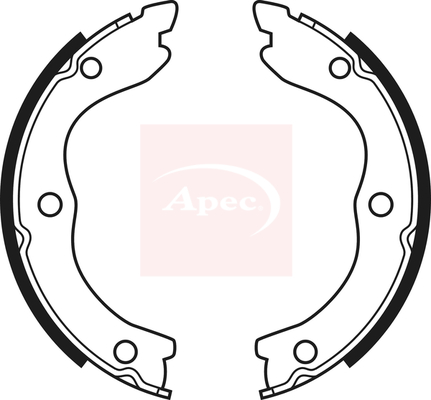 Apec SHU678 Handbrake Shoes Set