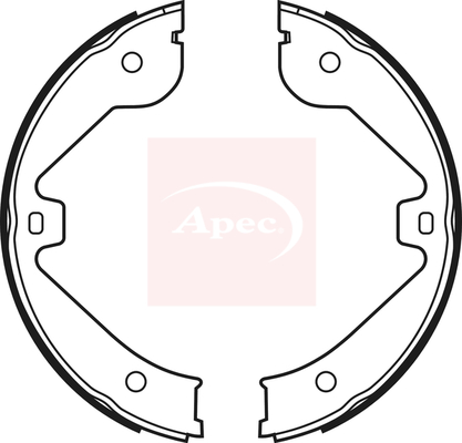 Apec SHU688 Handbrake Shoes Set