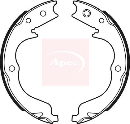 Apec SHU718 Handbrake Shoes Set