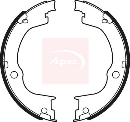 Apec SHU720 Handbrake Shoes Set
