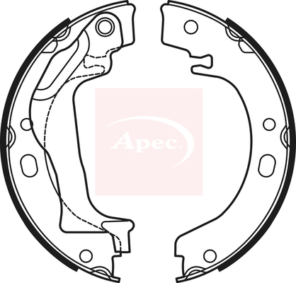 Apec SHU723 Handbrake Shoes Set