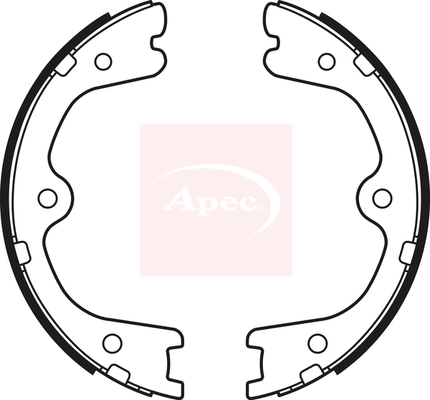 Apec SHU751 Handbrake Shoes Set