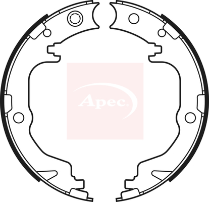 Apec SHU759 Handbrake Shoes Set