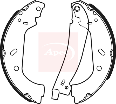 Apec SHU768 Brake Shoes Set