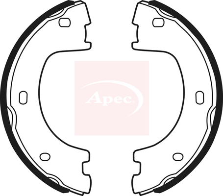 Apec SHU780 Handbrake Shoes Set
