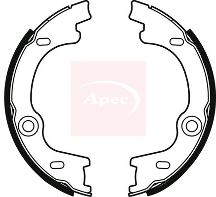 Apec SHU811 Handbrake Shoes Set