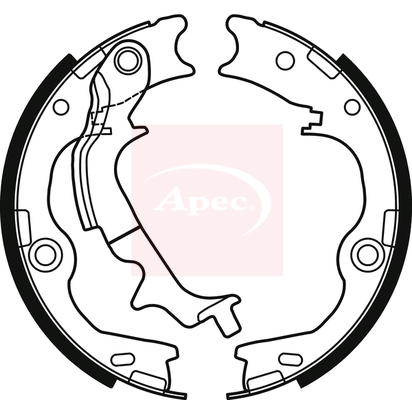 Apec SHU822 Handbrake Shoes Set