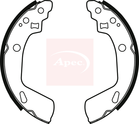 Apec SHU823 Brake Shoes Set