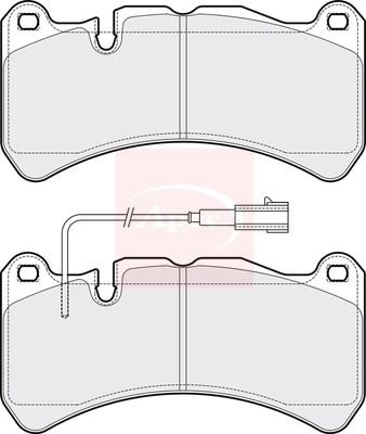 Apec PAD2158 Brake Pads Set