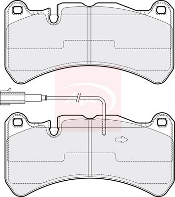 Apec PAD2175 Brake Pads Set