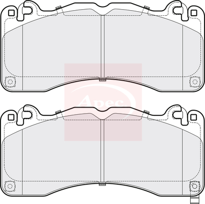 Apec PAD2221 Brake Pads Set