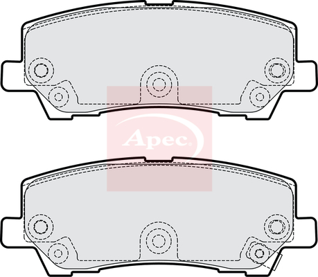 Apec PAD2282 Brake Pads Set