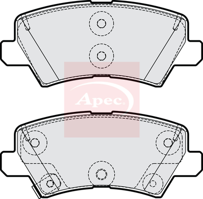 Apec PAD2213 Brake Pads Set