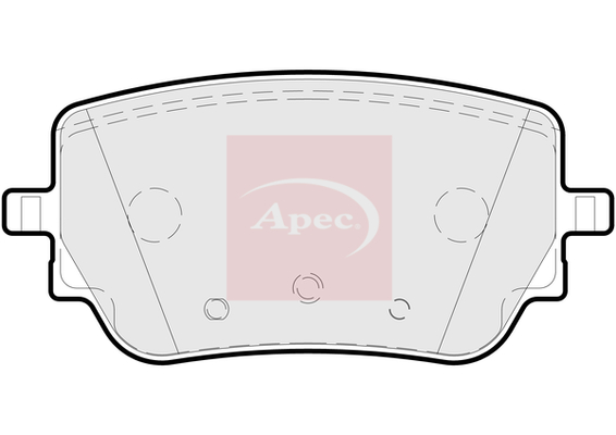 Apec PAD2314 Brake Pads Set
