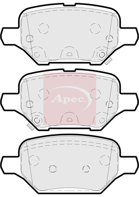 Apec PAD2243 Brake Pads Set