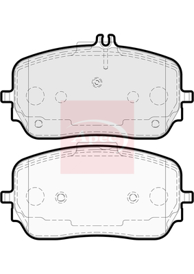 Apec PAD2319 Brake Pads Set