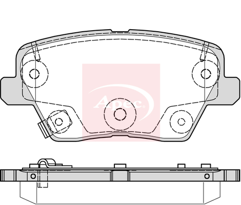 Apec PAD2323 Brake Pads Set