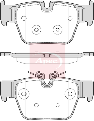 Apec PAD2339 Brake Pads Set
