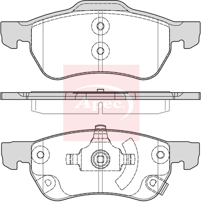Apec PAD2368 Brake Pads Set
