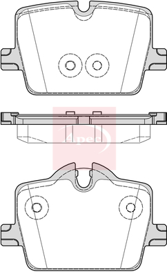 Apec PAD2297 Brake Pads Set