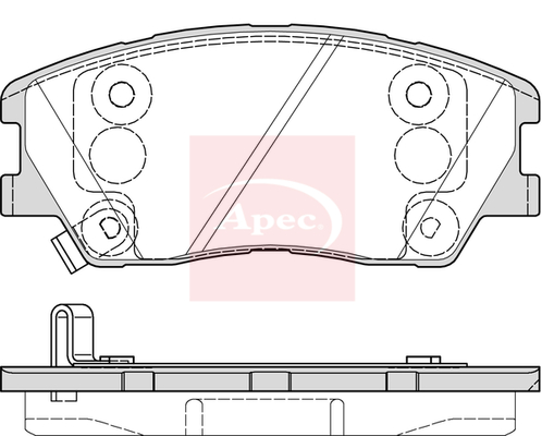 Apec PAD2336 Brake Pads Set