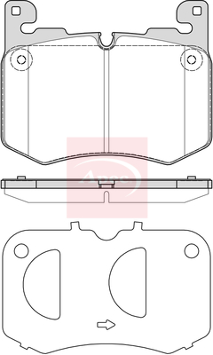 Apec PAD2344 Brake Pads Set