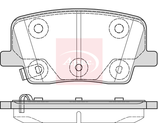 Apec PAD2382 Brake Pads Set