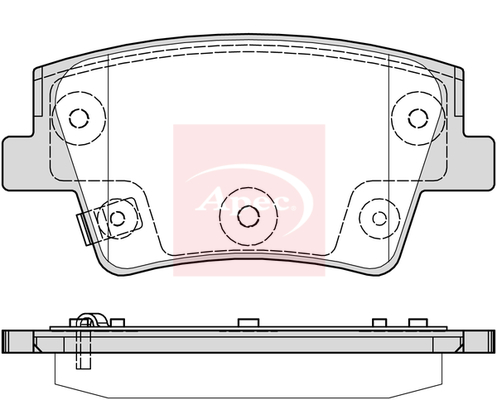 Apec PAD2387 Brake Pads Set