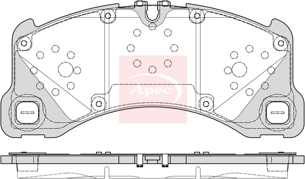 Apec PAD2411 Brake Pads Set