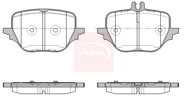 Apec PAD2457 Brake Pads Set