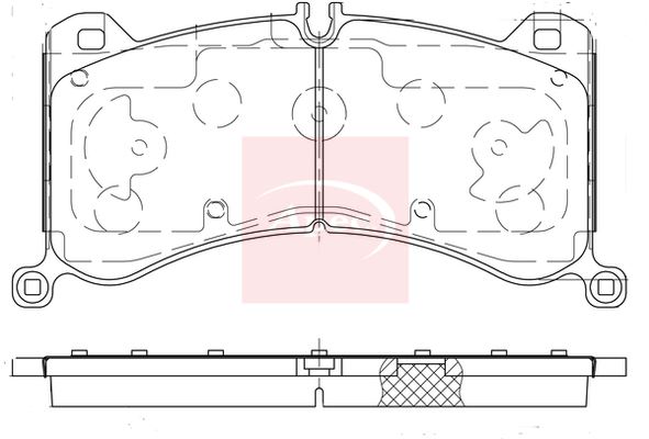 Apec PAD2429 Brake Pads Set