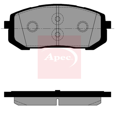 Apec PAD2589 Brake Pads Set