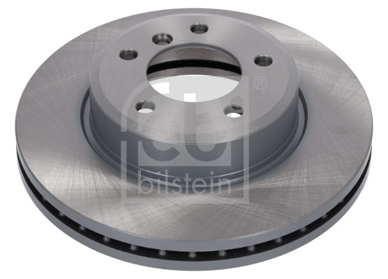 Febi 12323 2x Brake Discs Pair Vented