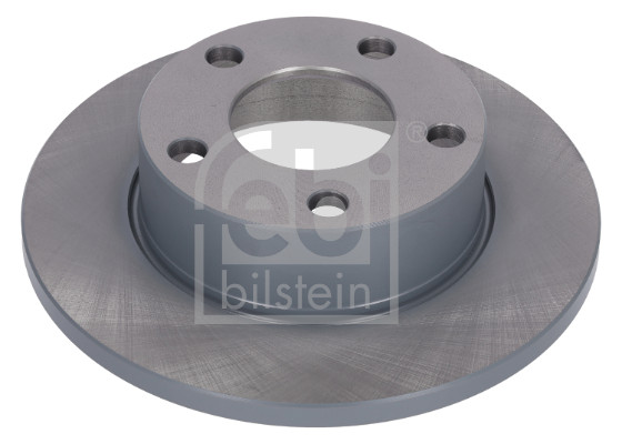 Febi 09077 2x Brake Discs Pair Solid