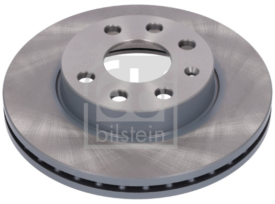 Febi 19508 2x Brake Discs Pair Vented