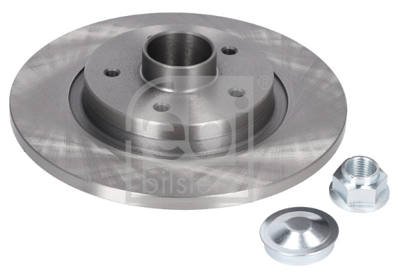 Febi 38304 2x Brake Discs Pair Solid