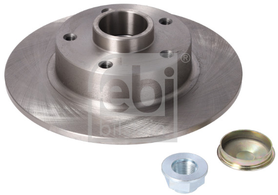 Febi 38307 2x Brake Discs Pair Solid
