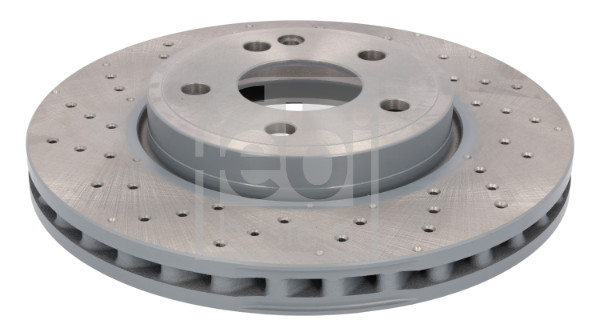 Febi 44188 2x Brake Discs Pair Vented