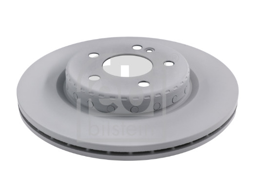 Febi 107224 2x Brake Discs Pair Vented