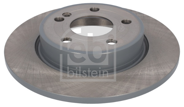 Febi 107512 2x Brake Discs Pair Solid