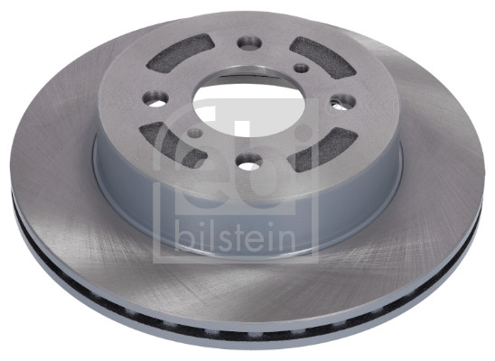 Febi 108565 2x Brake Discs Pair Vented