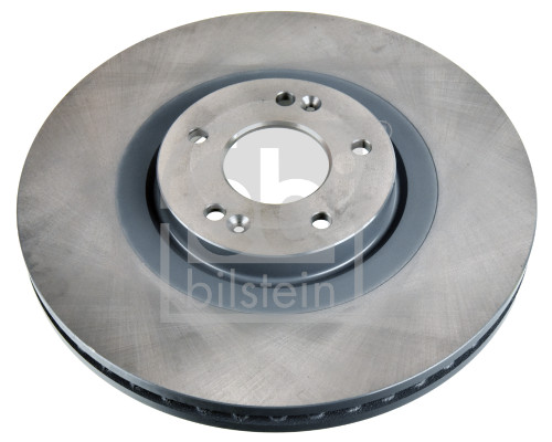 Febi 174536 2x Brake Discs Pair Vented