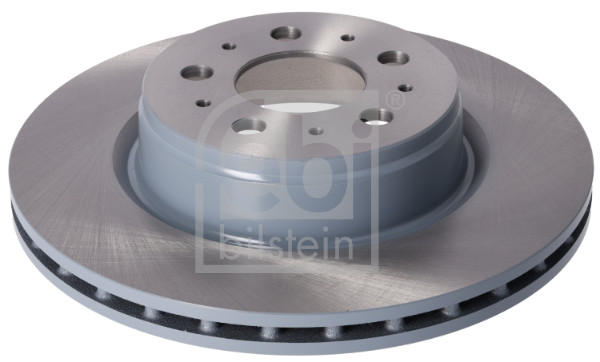 Febi 177006 2x Brake Discs Pair Vented