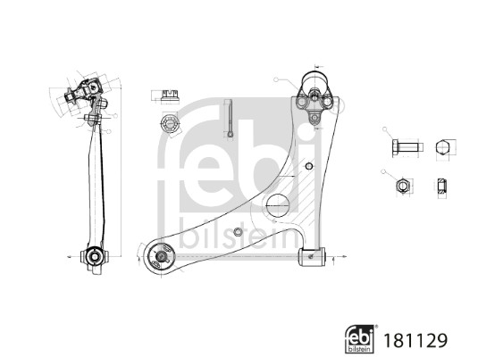 Febi 181129 Wishbone / Suspension Arm