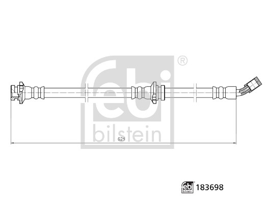 Febi 183698 Brake Hose